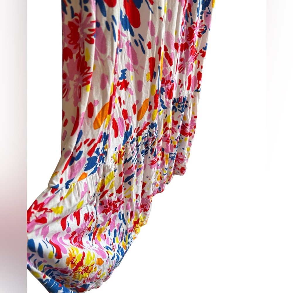 COSABELLA Floral Maxi Dress Built in Bra Lounge Sleep‎ S - Picture 2 of 11